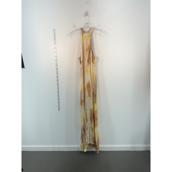 Stradivarius Dresses Stradivarius Tan Tie Dye Design Maxi Ball Gown stradivarius-dresses-stradivarius-tan-tie-dye-design-maxi-ball-gown